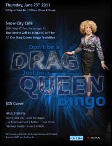 Don't be a DRAG just be a QUEEN BINGO.